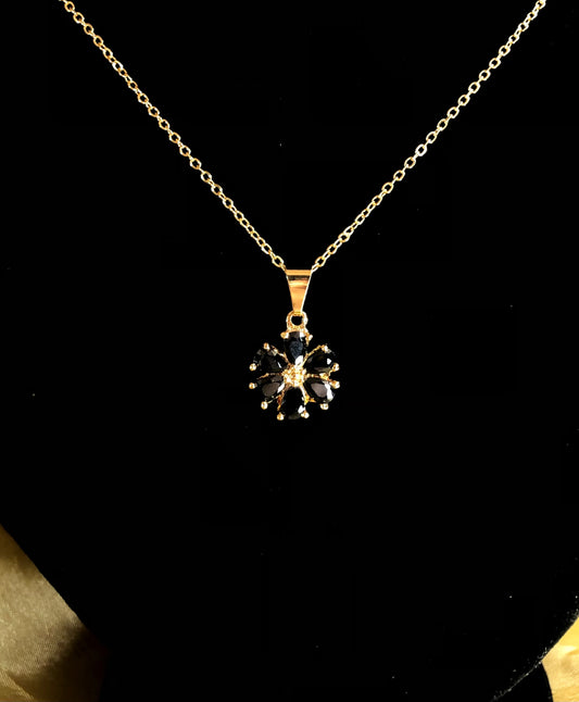 Crystal Flower Bloom Pendant